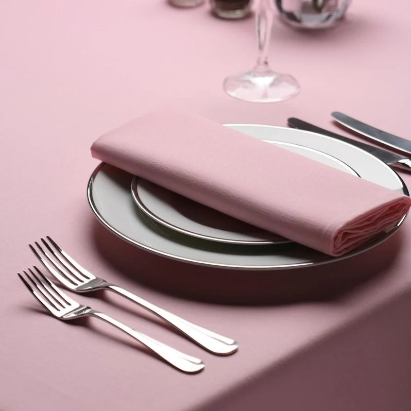 Napkin & Table Linen - Pink